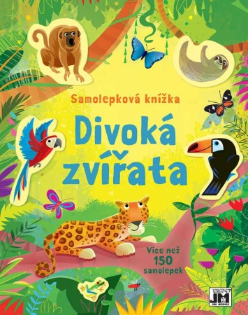 Jiri Models Samolepková knížka Divoká zvířata 150 samolepek Jiri Models Samolepková knížka Divoká zvířata 150 samolepek