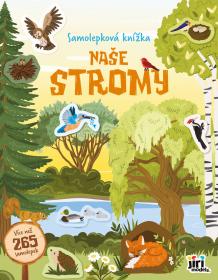 Jiri Models Samolepková knížka Naše stromy 265 samolepek