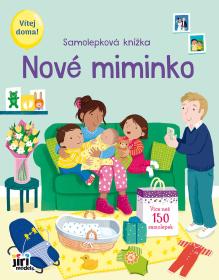 Jiri Models Samolepková knížka Nové miminko 150 samolepek