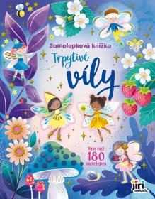 Jiri Models Samolepková knížka Třpytivé víly 180+ samolepek