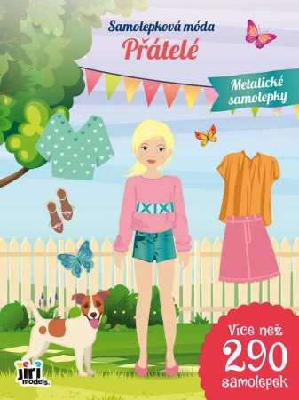 Jiri Models Samolepková móda Přátelé 290 samolepek Jiri Models Samolepková móda Přátelé 290 samolepek
