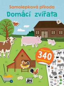 Jiri Models Samolepková příroda domácí zvířata 300+ samolepek