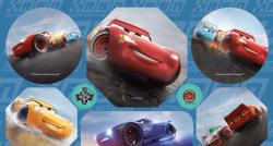 Jiri Models Samolepky plastické s vůní laserové Auta (Cars)
