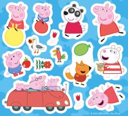 Jiri Models Samolepky prasátko Peppa Pig klasické / foliové / s glitry