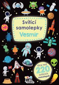 Jiri Models Samolepky svítící Vesmír 220ks svítí ve tmě