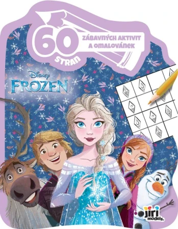 Jiri Models Sešit 60 aktivit Ledové Království (Frozen) set se samolepkami Jiri Models Sešit 60 aktivit Ledové Království (Frozen) set se samolepkami
