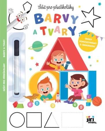 Jiri Models Sešit pro předškoláky Barvy a tvary