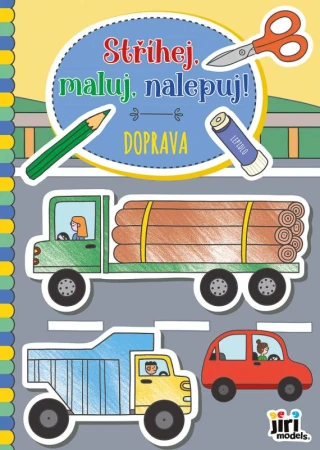 JIRI MODELS Stříhej, maluj, nalepuj! kreativní sešit Doprava JIRI MODELS Stříhej, maluj, nalepuj! kreativní sešit Doprava