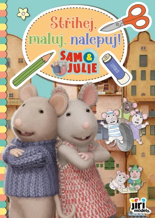 Jiri Models Stříhej, maluj, nalepuj! kreativní sešit Dům myšek Sam Julie Jiri Models Stříhej, maluj, nalepuj! kreativní sešit Dům myšek Sam Julie