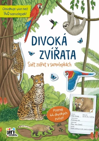 Jiri Models Svět zvířat v samolepkách Divoká zvířata Jiri Models Svět zvířat v samolepkách Divoká zvířata