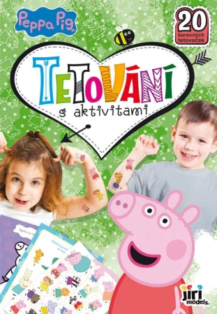 Jiri Models Tetování s aktivitami Peppa Pig 20 tetovaček Jiri Models Tetování s aktivitami Peppa Pig 20 tetovaček