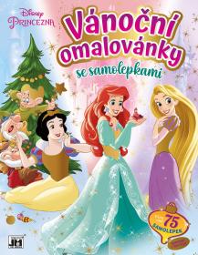 Jiri Models Vánoční omalovánky Disney Princezny se samolepkami