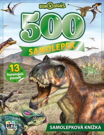 Jiri Models Velká samolepková knížka 500 samolepek Dinosauři Jiri Models Velká samolepková knížka 500 samolepek Dinosauři