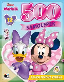 Jiri Models Velká samolepková knížka 500 samolepek Disney Minnie Mouse