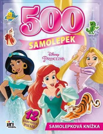 Jiri Models Velká samolepková knížka 500 samolepek Disney Princezny Jiri Models Velká samolepková knížka 500 samolepek Disney Princezny
