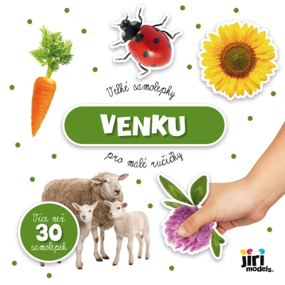 Jiri Models Velké samolepky pro malé ručičky Venku