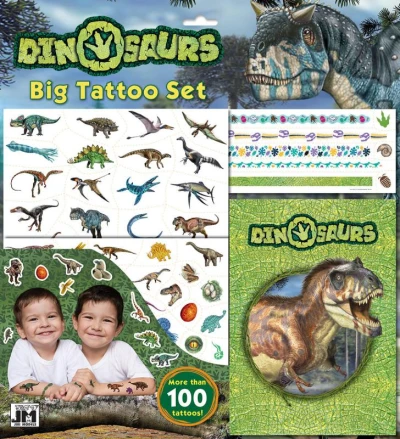 Jiri Models Velký set sešit s tetováním Dinosauři Jiri Models Velký set sešit s tetováním Dinosauři