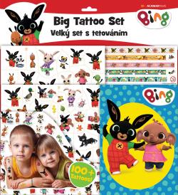 Jiri Models Velký set sešit s tetováním Králíček Bing