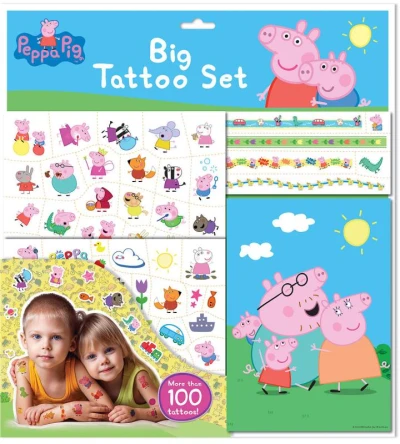 Jiri Models Velký set sešit s tetováním Peppa Pig Jiri Models Velký set sešit s tetováním Peppa Pig