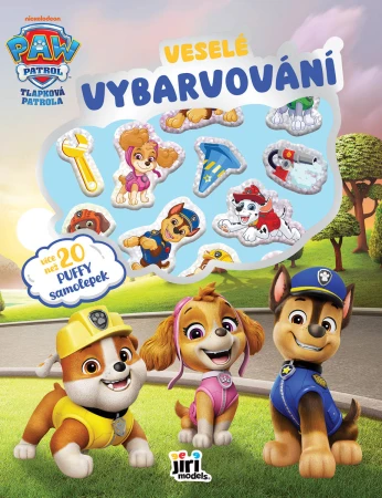 Jiri Models Veselé vybarvování + 3D samolepky Tlapková patrola