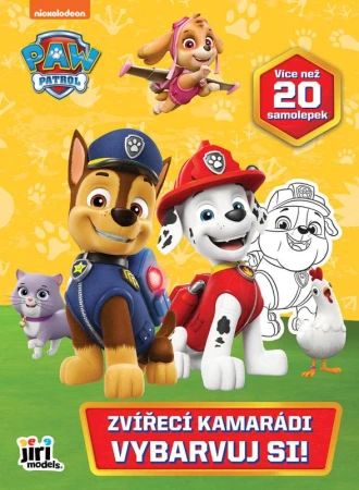 Jiri Models Vybarvuj si! Zvířecí kamarádi omalovánky Tlapková patrola Jiri Models Vybarvuj si! Zvířecí kamarádi omalovánky Tlapková patrola