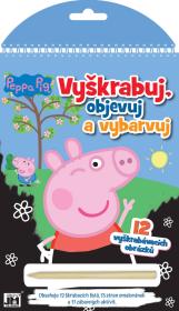 Jiri Models Vyškrabuj, objevuj, vybarvuj prasátko Peppa Pig kreativní sešit Jiri Models Vyškrabuj, objevuj, vybarvuj prasátko Peppa Pig kreativní sešit
