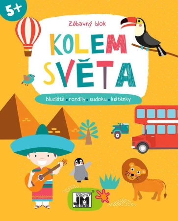 Jiri Models Zábavný blok Kolem světa sešit s aktivitami Jiri Models Zábavný blok Kolem světa sešit s aktivitami