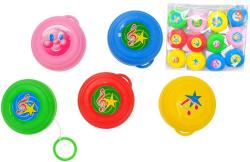 Jo jo (jo-jo) s obrázkem plastové 5,5cm 5 barev Jo jo (jo-jo) s obrázkem plastové 5,5cm 5 barev