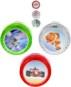 Jo Jo (yo-yo) s obrázkem 6cm v sáčku plast různé druhy Jo Jo (yo-yo) s obrázkem 6cm v sáčku plast různé druhy