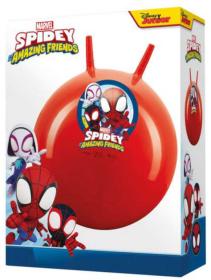John Hopsadlo červené Spiderman skákací míč 50cm s úchyty v krabici
