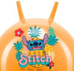 John Míč skákací Stitch 50cm oranžové dětské hopsadlo s držadly