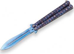 Cuchilleria Joker, s.l. Joker motýlik aluminium blue ornament one edge 105 mm Cuchilleria Joker, s.l. Joker motýlik aluminium blue ornament one edge 105 mm