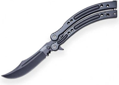 Joker Aluminium Counter Strike Go Black Butterfly 100 mm nůž motýlek