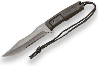Joker nůž Survival Rubber Handle Titanium Coated Blade 160mm Joker nůž Survival Rubber Handle Titanium Coated Blade 160mm