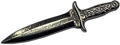 Joker Finishing Knife Satin Old Silver kovový pin do klopy