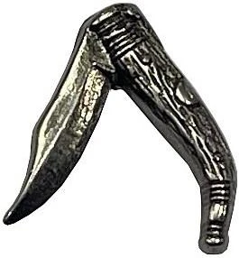 Joker Pocket Knife Satin Old Silver pin do klopy