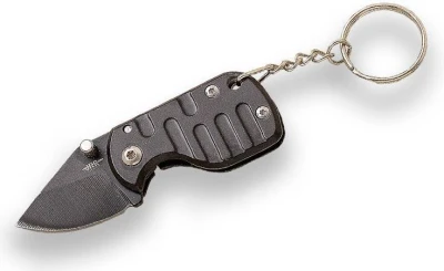 Joker Keyring Folding Knife Drop Point černý 35 mm přívěsek na klíče