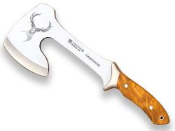 Joker sekera Cazador Hunter Axe Stainless Steel 10 cm Olive/Leat
