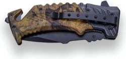 Joker záchranářský nůž SAO Fibre Handle Brown Camo 85 mm
