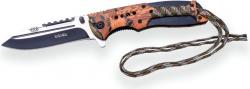 Joker nůž camuflage se šňůrkou 90 mm Joker nůž camuflage se šňůrkou 90 mm