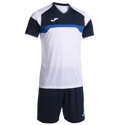 Joma Danubio III pánské triko a šortky bílá-navy