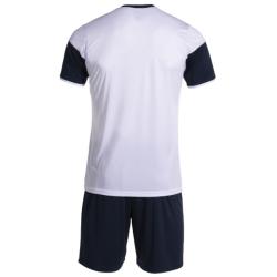 Joma Danubio III pánské triko a šortky bílá-navy