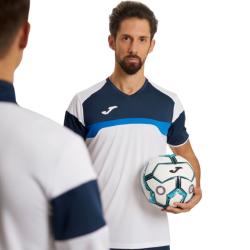 Joma Danubio III pánské triko a šortky bílá-navy