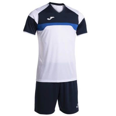 Joma Danubio III pánské triko a šortky bílá-navy