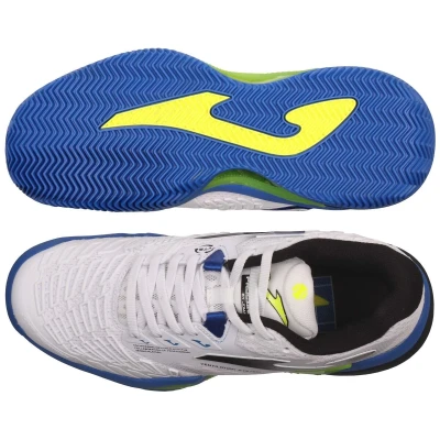 Joma Roland Men 2402 Clay tenisová obuv bílá-modrá POUZE UK 7,5 (VÝPRODEJ)