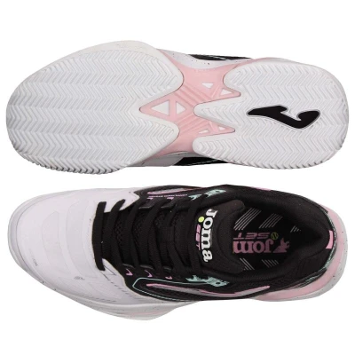Joma Set Lady 2501 dámska tenisová obuv čierna-ružová