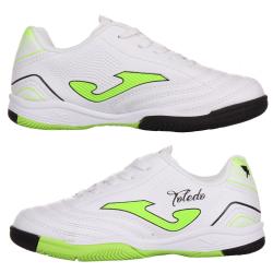 Joma Toledo JR 2502 Indoor dětská sálová obuv bílá-zelená