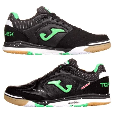 Joma Top Flex Rebound 2401 sálová obuv černá-zelená POUZE EU 40,5 (VÝPRODEJ)