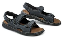 Josef Seibel 10236 modré pánské nadměrné sandály