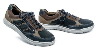 Josef Seibel 32506 Baxter 06 navy hnědé pánské nadměrné polobotky